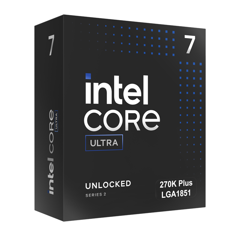 Intel Core Ultra 7 270K Plus CPU, 24 Kerne, 5,5 GHz, Sockel 1851 (Arrow Lake) - boxed, ohne Kühler