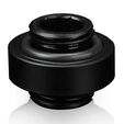 Thermal Grizzly DeltaMate Extender Fitting, Brass, G1/4&rdquo; Thread - Black, MM7R image number null