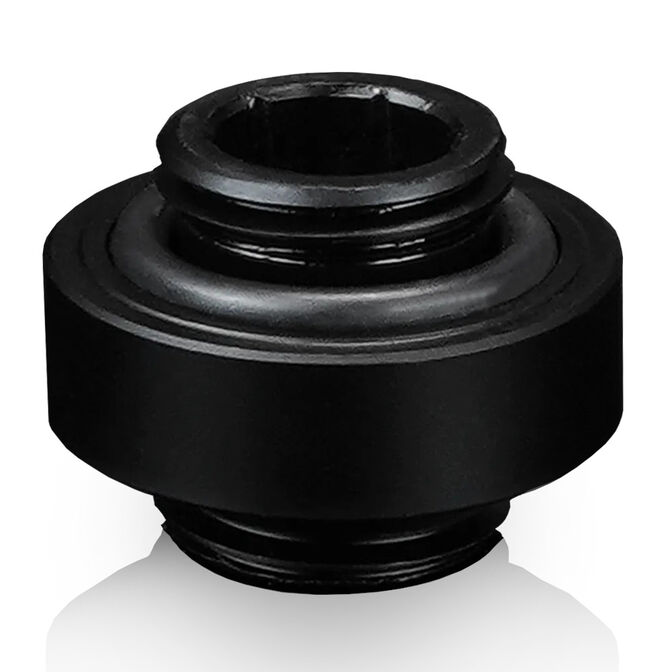 Thermal Grizzly DeltaMate Extender Fitting, Brass, G1/4&rdquo; Thread - Black, MM7R image number 0