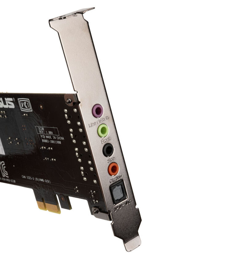 ASUS Xonar SE Sound Card, 5.1 Channel Surround, PCI-E x1 image number 2
