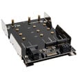 SilverStone SST-SDP12 - 3.5 Zoll f&uuml;r 2x M.2 SATA und 1x M.2 NVMe SSD Mounting Adapter Bracket image number null
