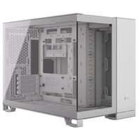 Corsair 250D Micro-ATX Case, Tempered Glass - white