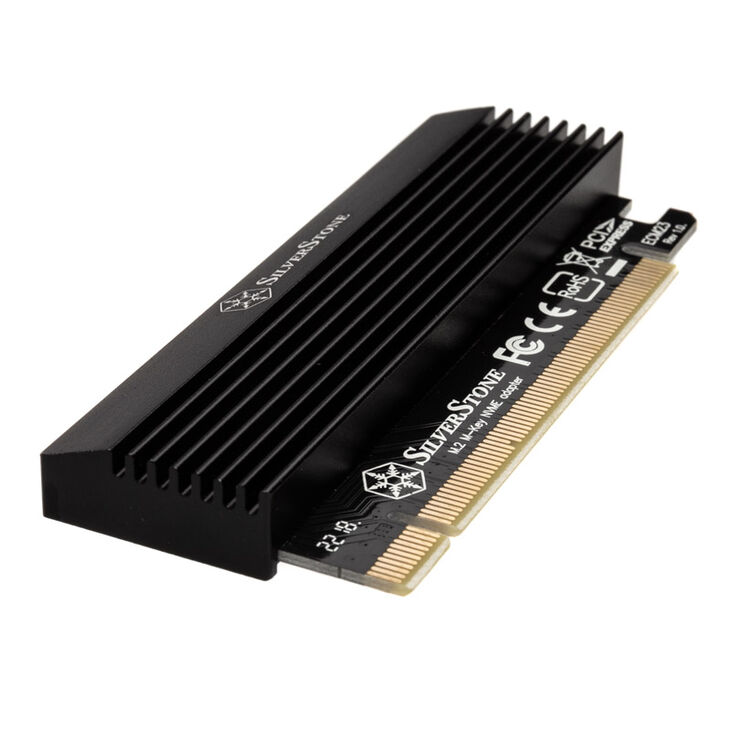 SilverStone SST-ECM23, PCI-E x4 zu M.2 Adapter mit Kühler image number 1