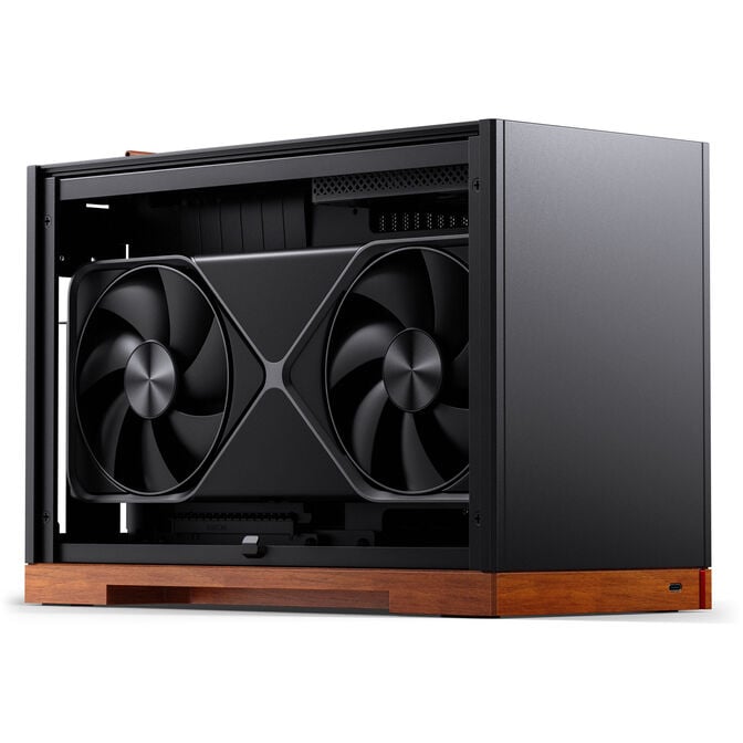 Jonsbo T9 Black PC Case, Mini Case, ITX, PCIe 5.0 Riser Cable - Black image number 12