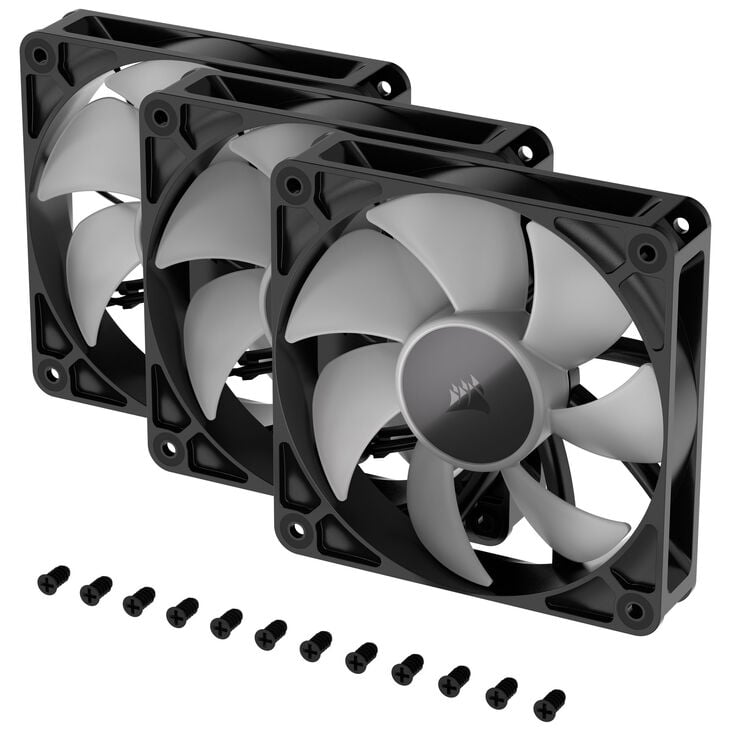 Corsair RS ARGB PWM Fan - Triple-Pack, 120mm, black image number 13