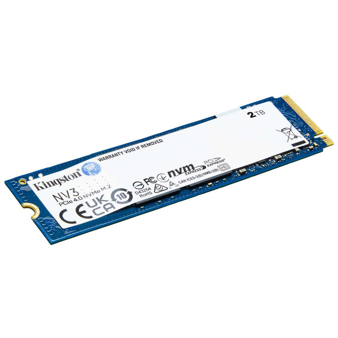 Kingston NV3 NVMe SSD, PCIe 4.0, M.2 Type 2280 - 2 TB image number 0