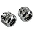 Bitspower Touchaqua Link Adapter Female G1/4 Zoll AG auf Link Tube verstellbar 16-22mm - 2er-Pack, s image number null