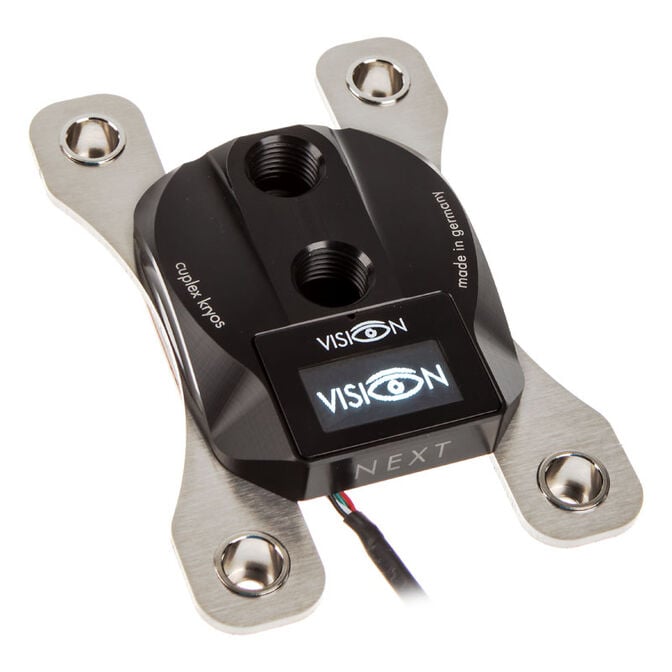 aqua computer cuplex kryos NEXT mit VISION AM4/AM5 - Acetal/Nickel image number 0