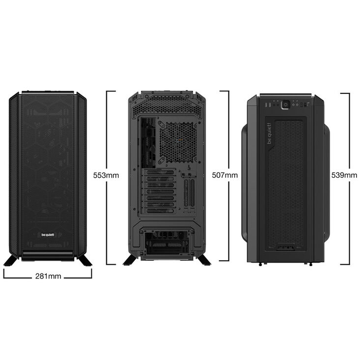 be quiet! Silent Base 802 Window Midi-Tower - Tempered Glass, schwarz image number 1