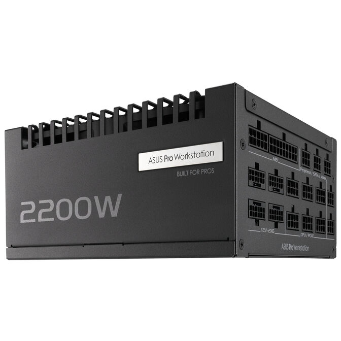 ASUS Pro WS Platinum, 80 PLUS Platinum Netzteil, modular, ATX 3.1, PCIe 5.1 - 2200 Watt image number 5