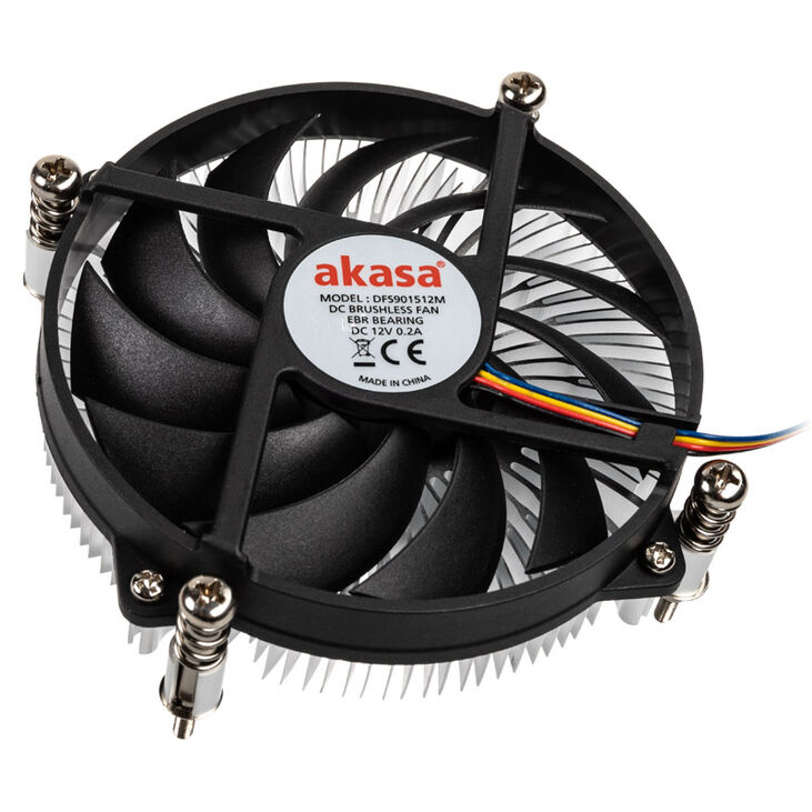 Akasa AK-CC6308EP01 Low Profile CPU Cooler - 92mm image number 0