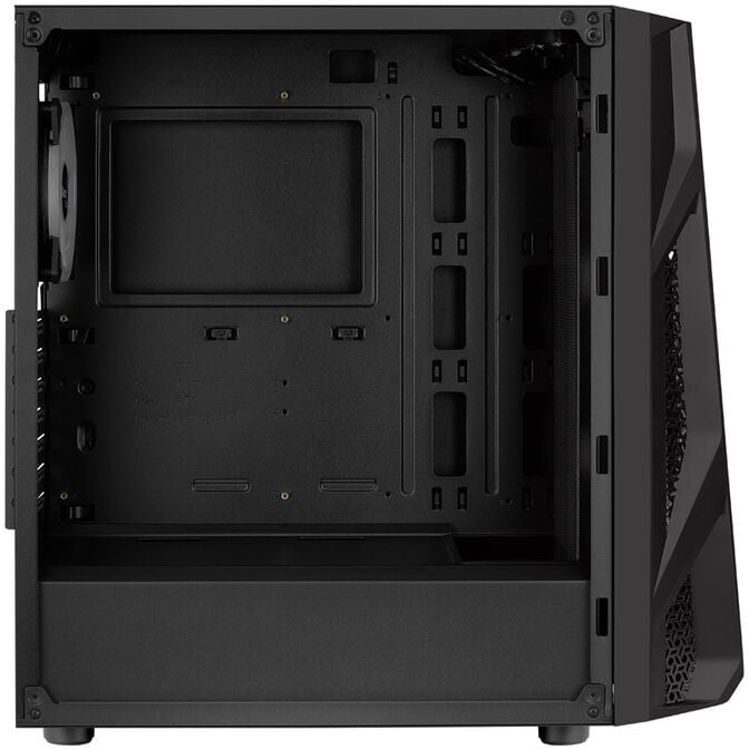 Aerocool NightHawk Duo Midi-Tower, Tempered Glass - schwarz image number 5
