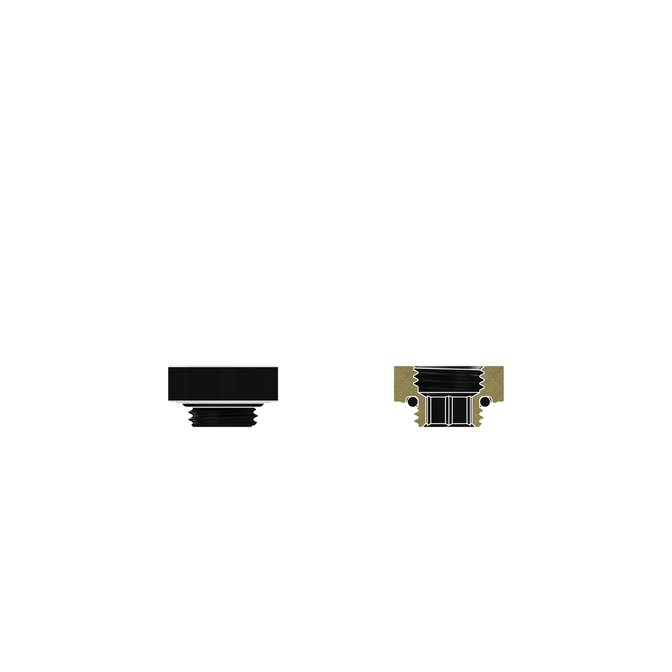 Thermal Grizzly DeltaMate Extender Fitting - MF7, black, pack of 6 image number 1