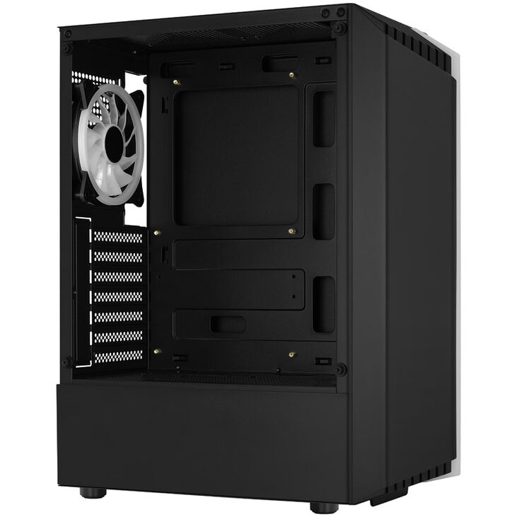 Aerocool Bionic v2 Midi-Tower, RGB, Tempered Glass - schwarz image number 4