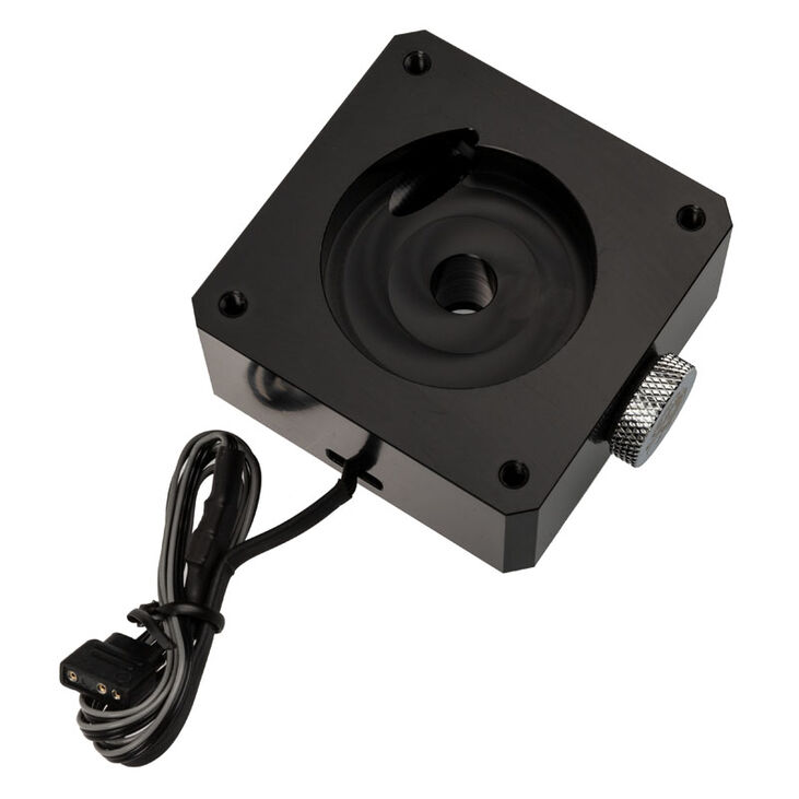 Bitspower DDC TOP Reservoir Adapter Deckel AGB Aufsatz DRGB - POM, schwarz image number 3