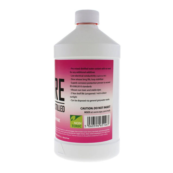XSPC Pure Coolant, 1 Liter - pink, UV image number 1