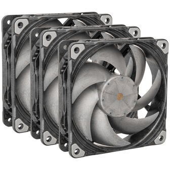 PHANTEKS T30 PWM 120mm Fan, Triple-Pack - black