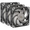 PHANTEKS T30 PWM 120mm L&uuml;fter, 3er Pack - schwarz