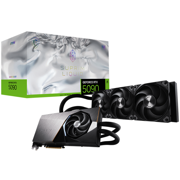 MSI GeForce RTX 5090 32G Suprim Liquid SOC, 32768 MB GDDR7 image number 0