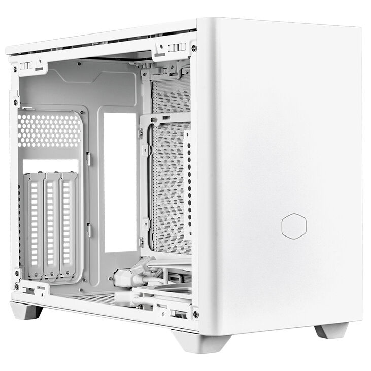 Cooler Master MasterBox NR200P V2 Mini-ITX Gehäuse, Tempered Glass - weiß image number 4