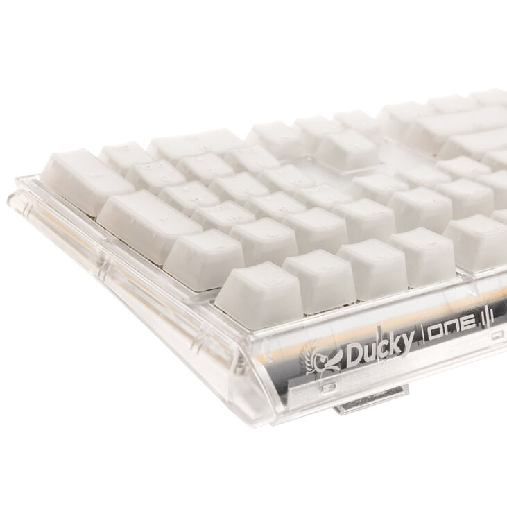 Ducky One 3 Aura White Gaming Keyboard, RGB LED - MX-Speed-Silver (US) image number 6