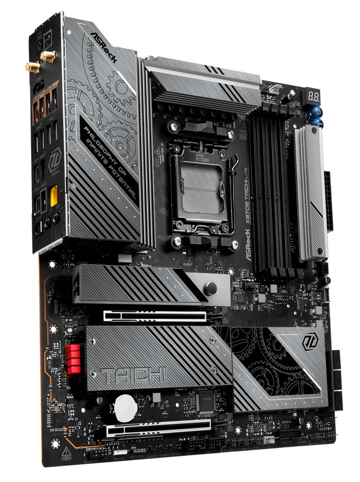 ASRock X870E Taichi Lite motherboard, Socket AM5, AMD X870E, EATX, DDR5 image number 1