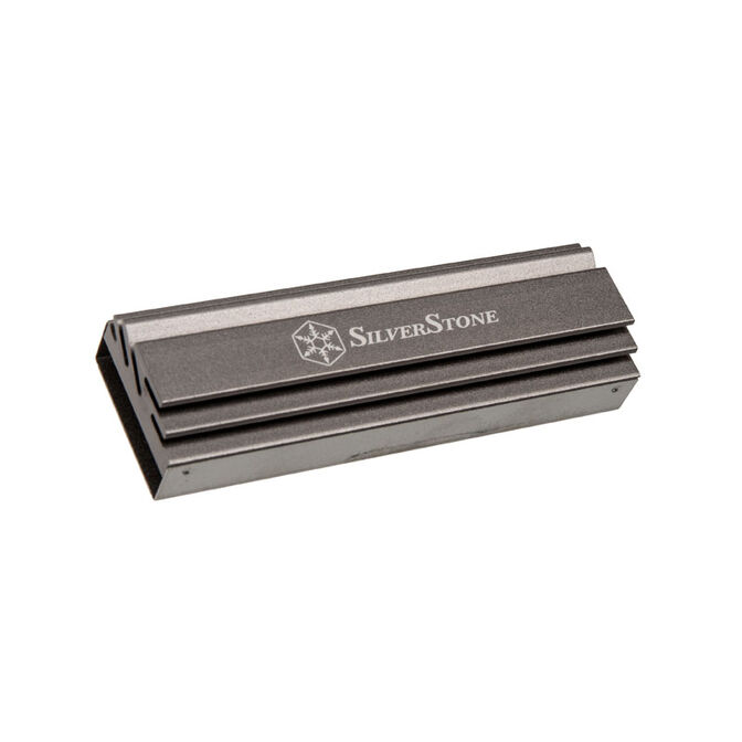 SilverStone TP04T M.2 Passivk&uuml;hler, Aluminium - silber image number 0