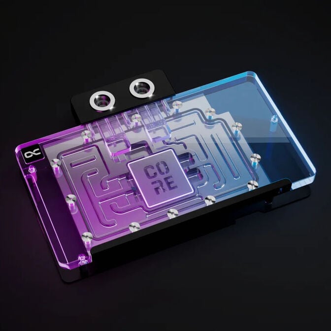 Alphacool Core GeForce RTX 5080 Aorus Master/Windforce GPU Water Block, ARGB, with Backplate &ndash; Acrylic image number 2