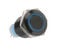 Lamptron Vandal Resistant Switch 16mm - Blackline - blue