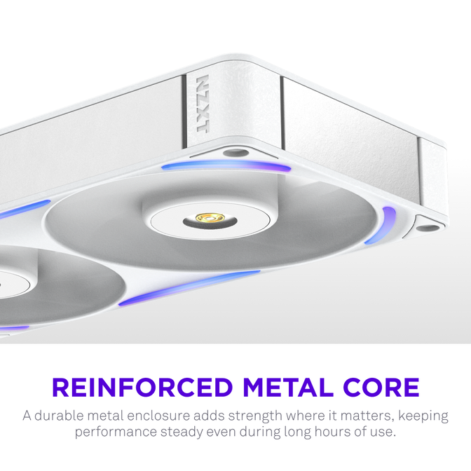 NZXT F240X RGB Case Fan, LCP Rotor, Hybrid Bearing, aRGB - white, 240mm image number 13