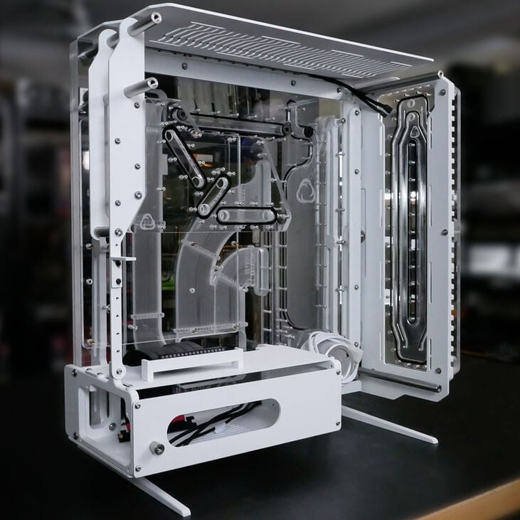 Singularity Computers Spectre 2.0 Elite Kit Side Distro Plate - white image number 5