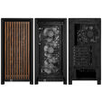 Corsair FRAME 4000D RS Wood PC Case, Mid-Tower, E-ATX - Wood, Black image number null