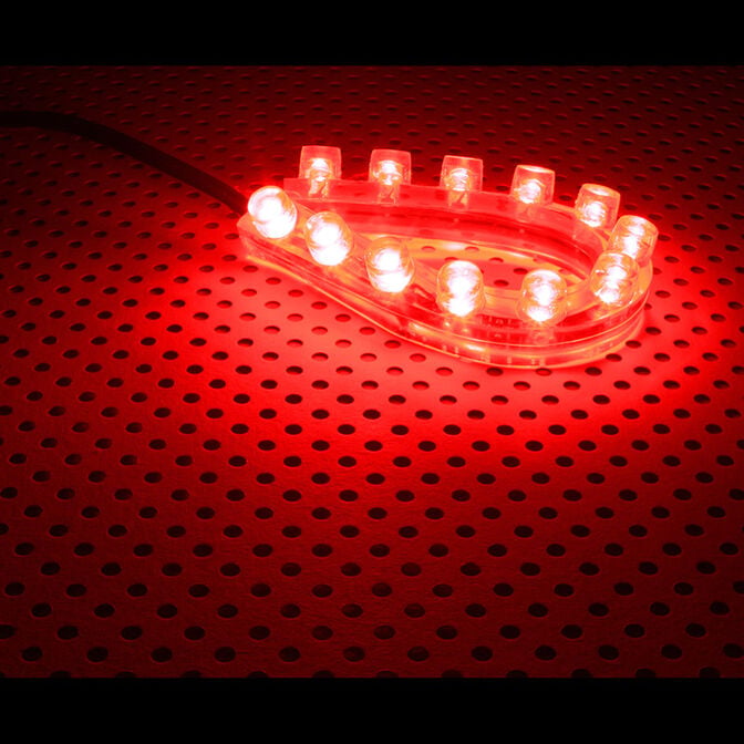 Lamptron FlexLight Standard - 12 LEDs - fire red image number 0