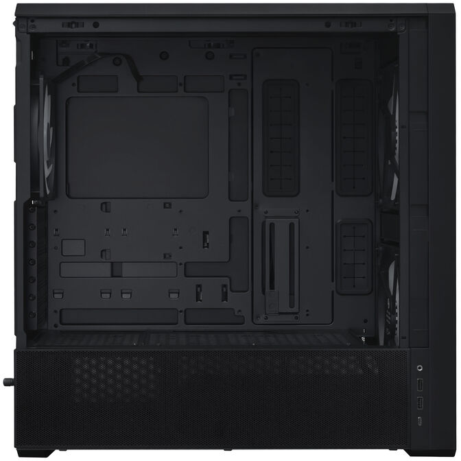 Lian Li LANCOOL 217 INF PC Case, Mid-Tower, Tempered Glass, RGB Lighting - Black image number 3
