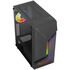 Aerocool Scape-G-BK-v2 Mid Tower, Tempered Glass, FRGB - Black image number null
