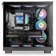 Thermaltake View 380 XL WS ARGB PC Case, Mid Tower, ATX, ARGB, Tempered Glass - Black image number null