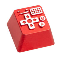 ZOMOPLUS Aluminium Keycap Retro Gamepad II - red