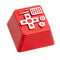 ZOMOPLUS Aluminium Keycap Retro Gamepad II - red