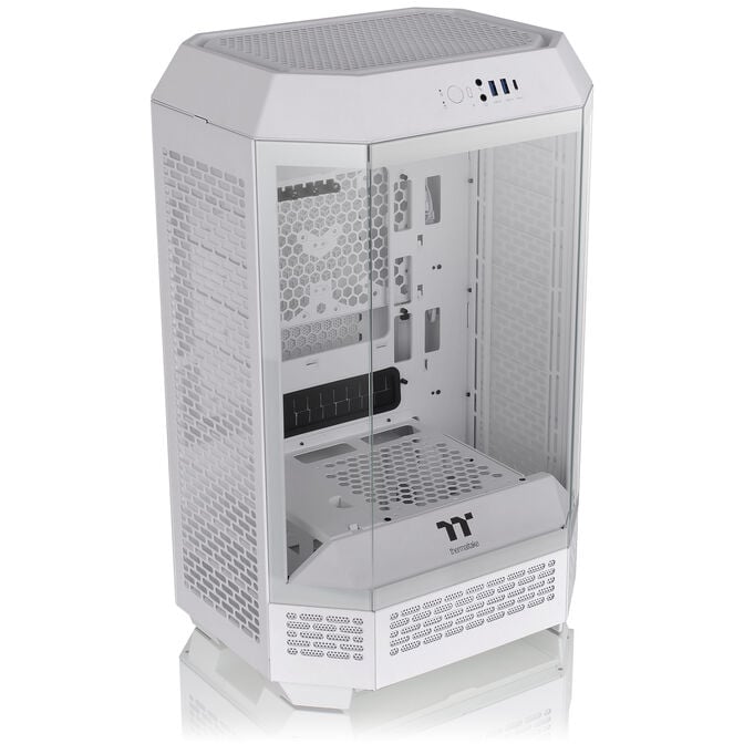 Thermaltake The Tower 300 PC-Geh&auml;use, Mini-Geh&auml;use, mATX, Tempered Glass - inklusive 2x 140-mm-L&uuml;fter, wei&szlig; image number 10