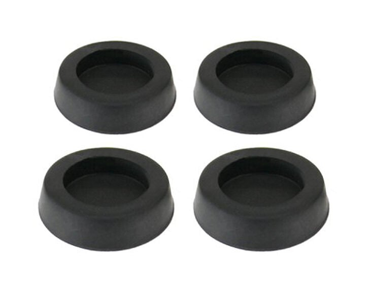 InLine rubber feet for PC cases - black image number 0