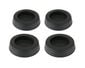 InLine rubber feet for PC cases - black