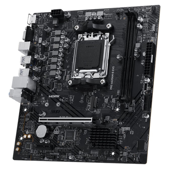 MSI PRO A620AM-B EVO Mainboard, Sockel AM5, AMD A620, mATX, DDR5 image number 3