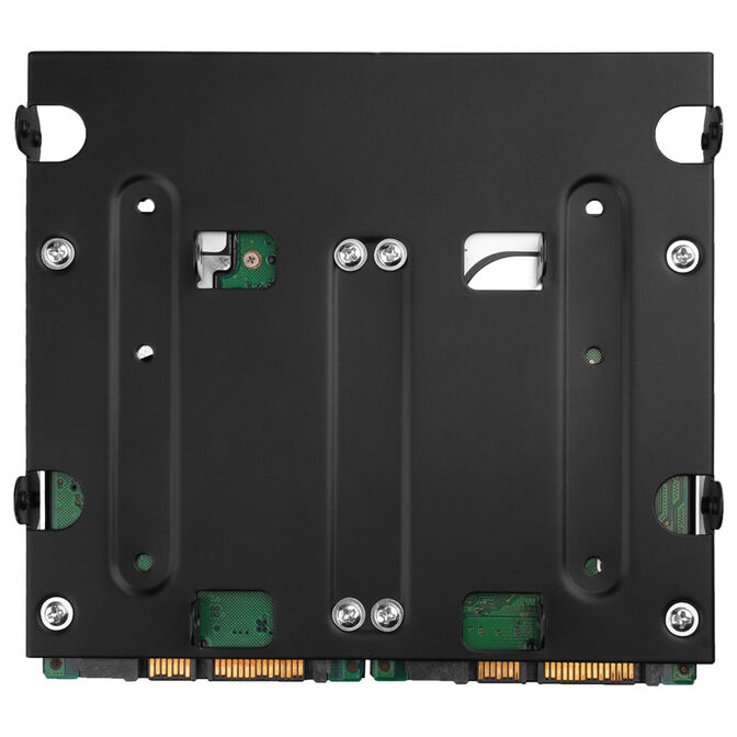 AXAGON RHD-435 Halterahmen f&uuml;r 4x 2,5"/2x 2,5" + 1x 3,5" im 5,25" Slot - schwarz image number 4