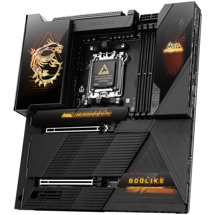 MSI MEG X870E Godlike Mainboard, Sockel AM5, AMD X870E, E-ATX, DDR5 image number 4
