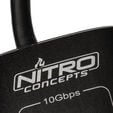 Nitro Concepts UH1, 10-Port Hybrid USB-Hub, USB 3.2 image number null