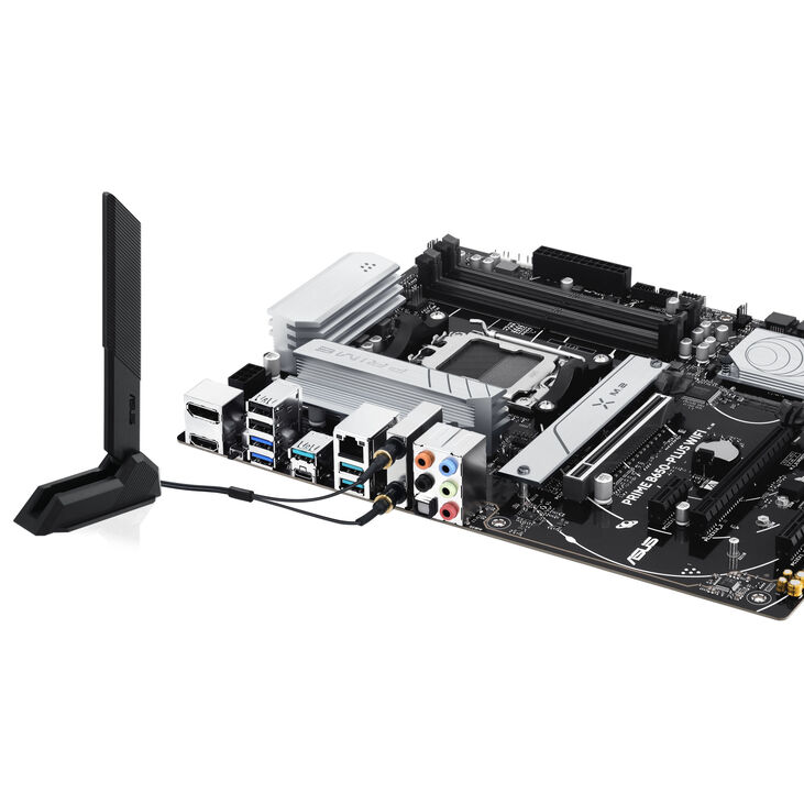 ASUS Prime B650-Plus WiFi Mainboard, Sockel AM5, AMD B650, ATX, DDR5 image number 4