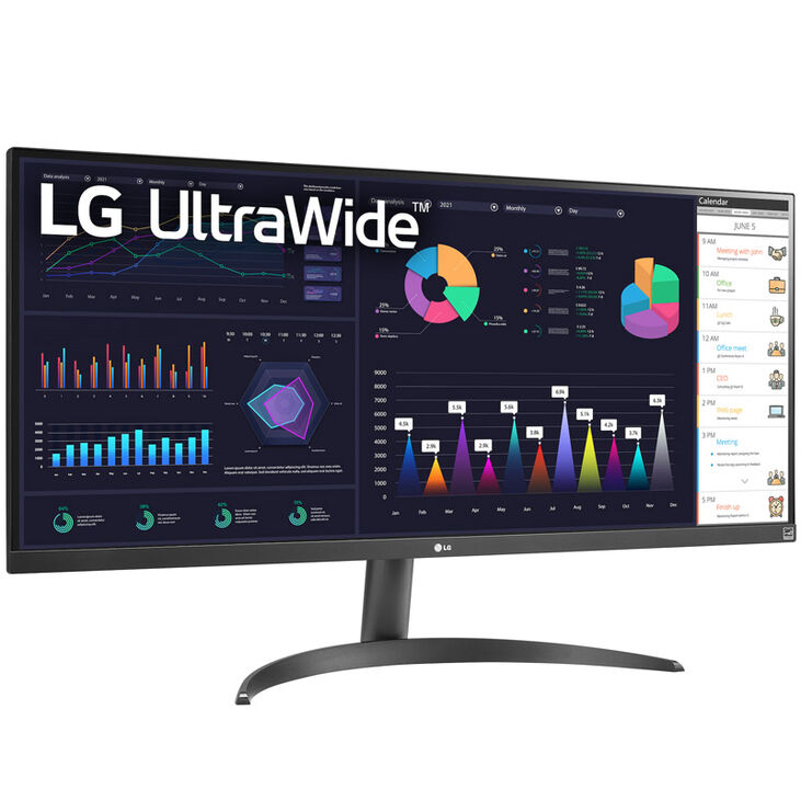 LG UltraWide 34WQ500-B, 34 inch Monitor, 100 Hz, IPS, FreeSync image number 0