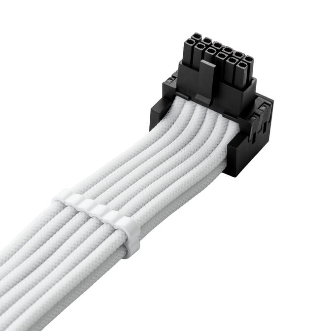 CableMod C-Series Pro Anschlusskabel - Variante B, 90&deg;, 16-Pin zu 4x 8-Pin PCIe, wei&szlig; image number 1