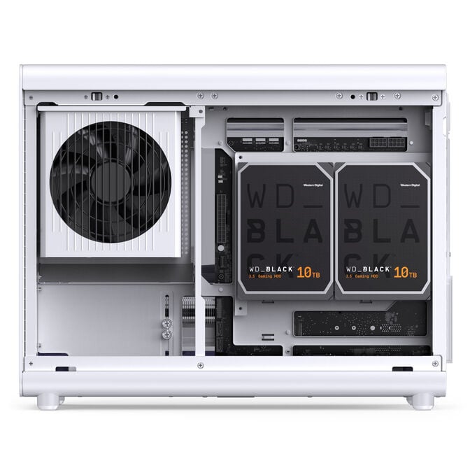 Jonsbo D33 Wood PC-Geh&auml;use, Mini-Geh&auml;use, mATX, Tempered Glass - wei&szlig;, Holz image number 14