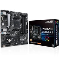 ASUS Prime A520M-A II/CSM, AMD A520 Mainboard, Sockel Socket AM4, DDR4